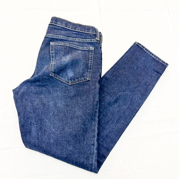 Everlane Slim Dark Wash Denim Jeans Zip FluySize 31 x 32 - Picture 7 of 7